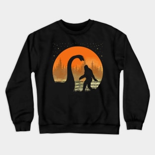 Bigfoot Loch Ness Monster Crewneck Sweatshirt